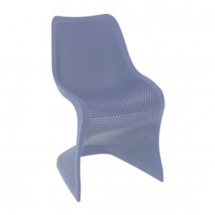 Plastic chair Bloom, dark gray