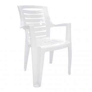 Plastic chair Rex, white