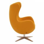 Egg chair, yellow