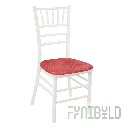 Cushion 01 for Chiavari chair, 2cm, Richard red
