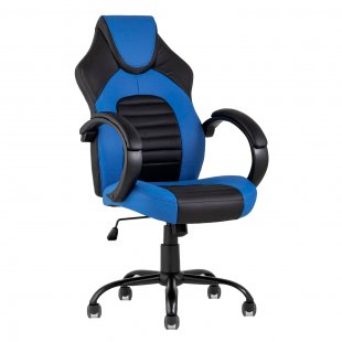 Gaming chair TopChairs Racer Midi black and blue