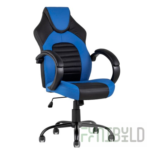 Gaming chair TopChairs Racer Midi black and blue
