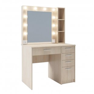 Dressing table with mirror Abba, beech