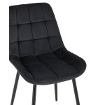 Chair Flex velour black