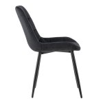 Chair Flex velour black