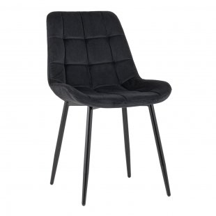 Chair Flex velour black