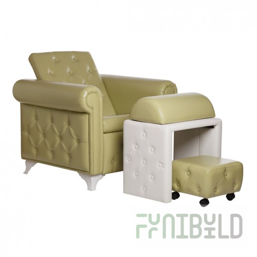 Pedicure complex Sonata chair/pouf/stand
