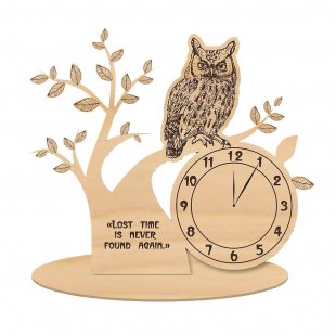 Table clock Wise owl