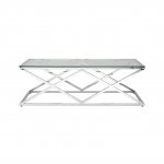 Coffee table Insignia 120 x 60 silver