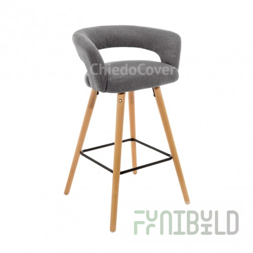 Bar stool Mars gray