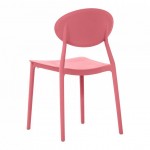 Plastic chair Toby pink