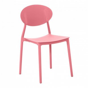 Plastic chair Toby pink