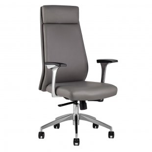 TopChairs Armor Executive Chair Gray