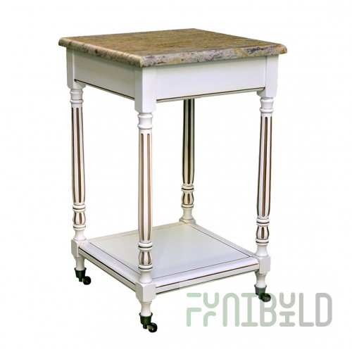 Coffee table on wheels