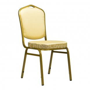Chair Hit 20mm - gold, beige crown