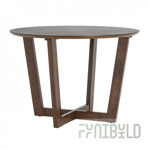 Dining table Kay 110*110 walnut