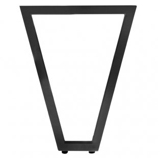 Table support V-shaped, dark