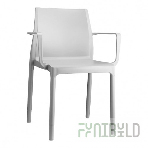 Plastic chair Chloe Trend Mon Amour, linen