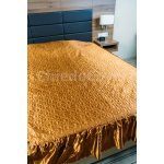 Satin bedspread with skirt