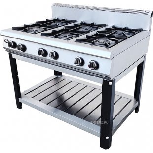 Gas stove Grill Master F6PG/800 on a stand