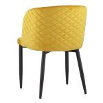 Chair Oscar, orange velvet