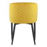 Chair Oscar, orange velvet