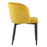 Chair Oscar, orange velvet
