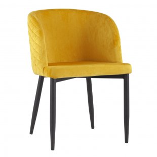 Chair Oscar, orange velvet