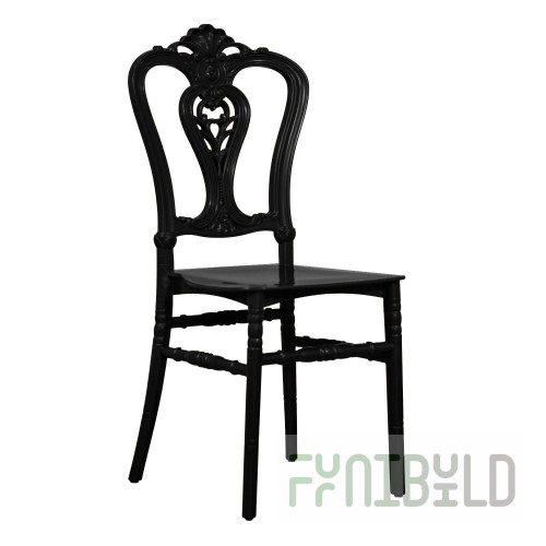 Chair Charisma NEW, plastic, black