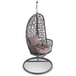 Hanging chair Venetion made of artificial rattan