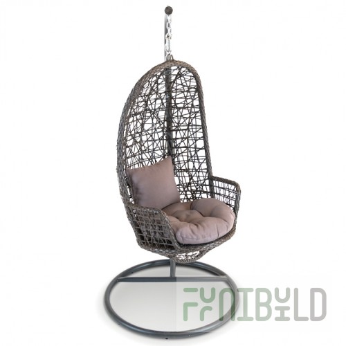 Hanging chair Venetion made of artificial rattan