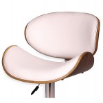 Buckner Bar Stool White Adjustable