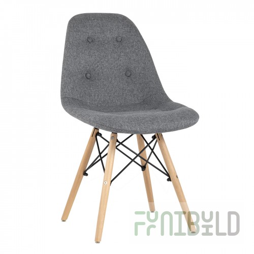 Chair DSW SOFT matting dark gray