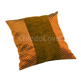 Brown pillow, golden crown