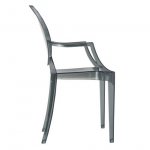 Louis Ghost Chair Smoked, Plastic