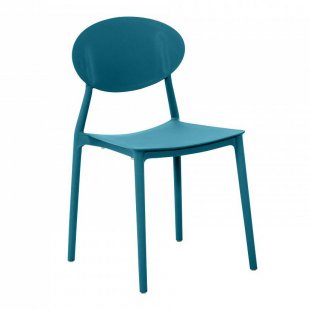 Chair plastic Toby aquamarine