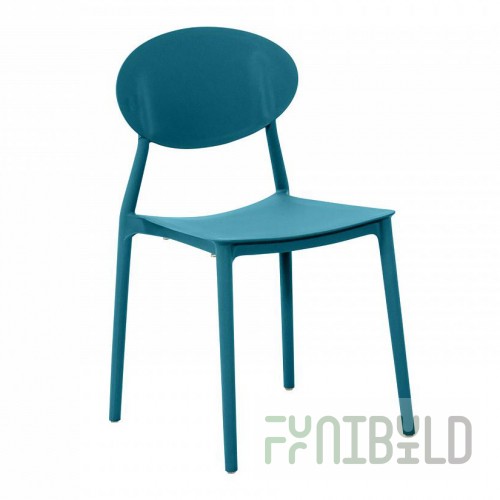 Chair plastic Toby aquamarine