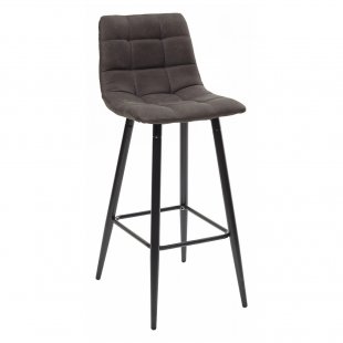 Spice Bar Stool Dark Gray Microfiber