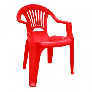 Plastic chair Luch, red