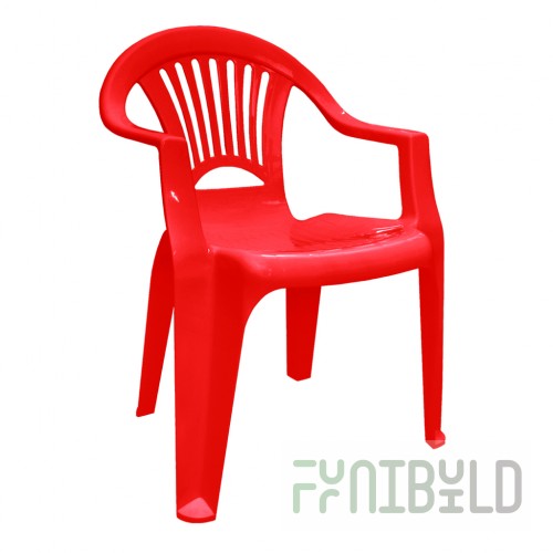 Plastic chair Luch, red
