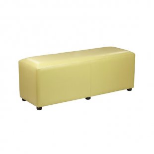 Pouf for the hall Claire, two-seater