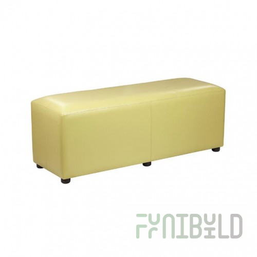 Pouf for the hall Claire, two-seater