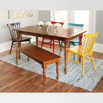 Tucker set, 4 chairs yellow, black, red, blue Tucker set, 4 chairs yellow, black, red, blue