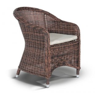 Ravenna armchair dark brown