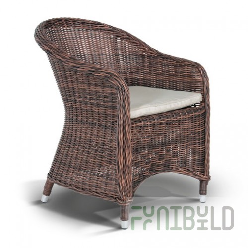 Ravenna armchair dark brown