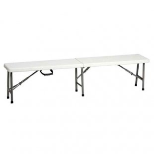 Settle Bench White