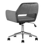 Office chair Ross velour grey