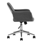 Office chair Ross velour grey