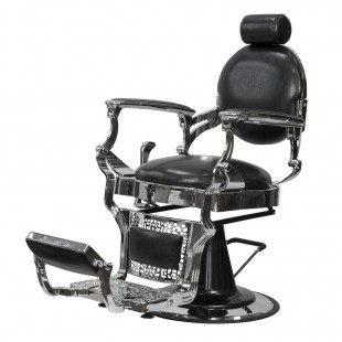 Barber Richard men's chair, chrome frame