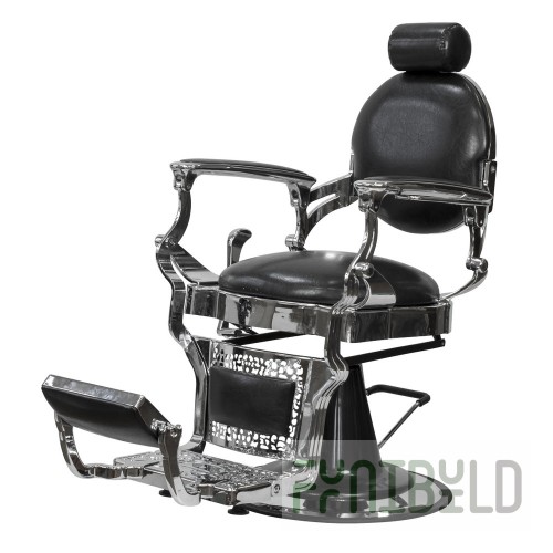 Barber Richard men's chair, chrome frame